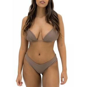 NEW CONSCIOUS noah bikini bottom in taupe